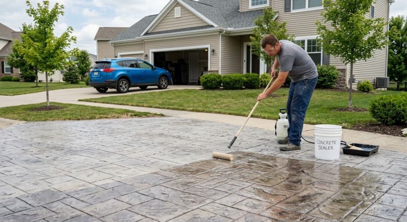 Concrete Driveway Sealing in Bellevue, WA