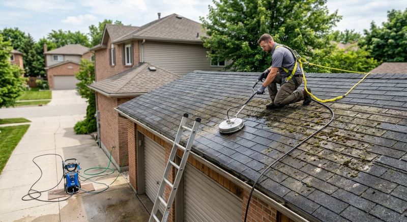 Garage Roof Cleaning in Vancouver, WA