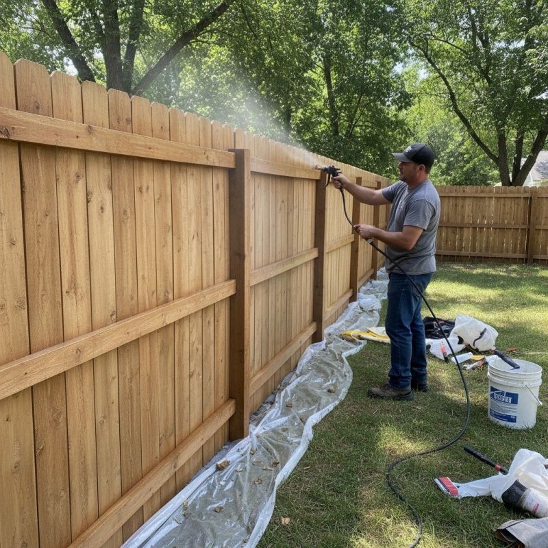 Cedar Fence Sealing in Kansas City, KS