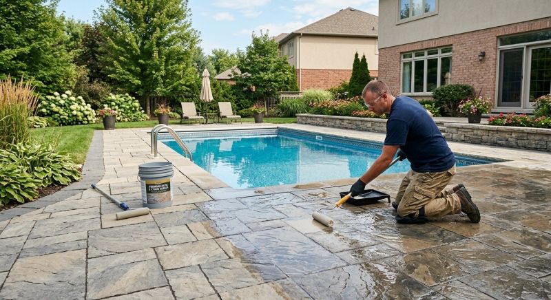 Courtyard Sealing in Bellevue, WA