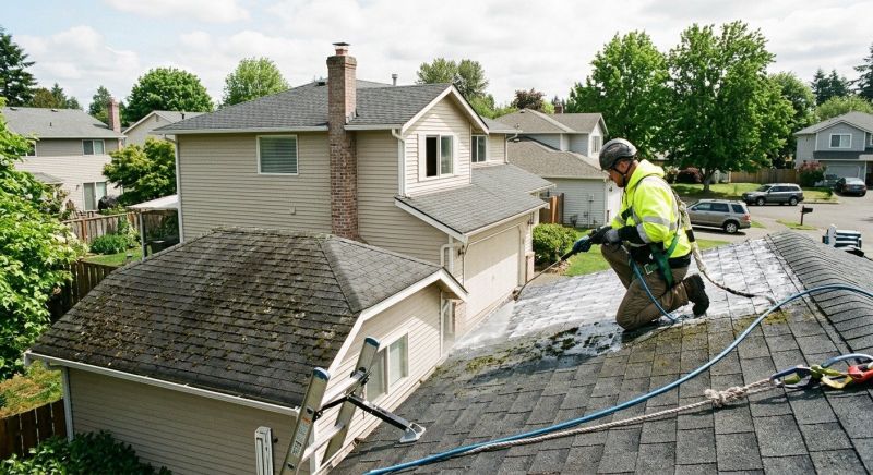 Garage Roof Cleaning in Vancouver, WA