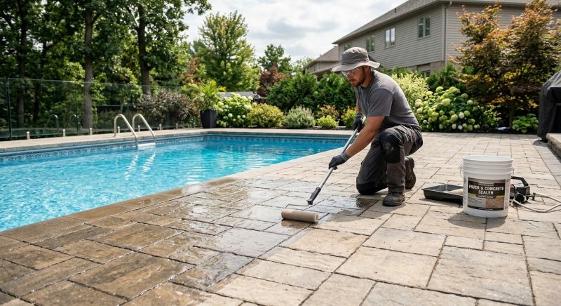 Porch Concrete Sealing in Gig Harbor, WA