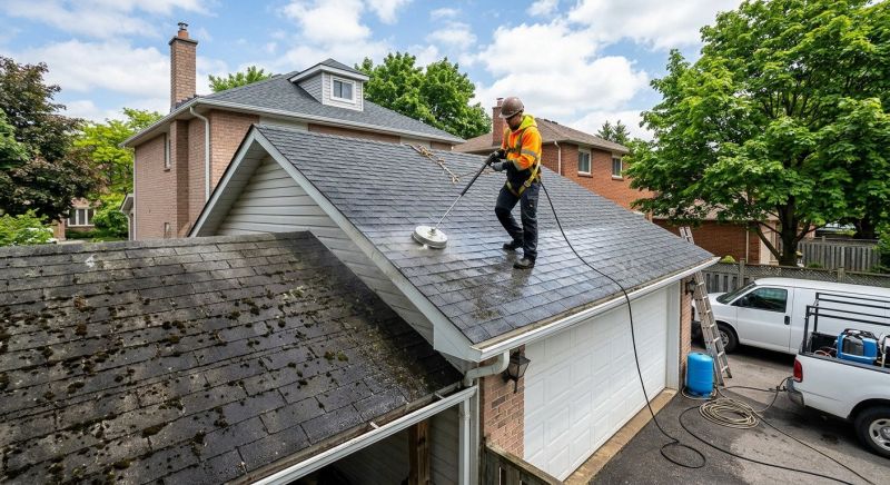Shingle Roof Washing in Vancouver, WA