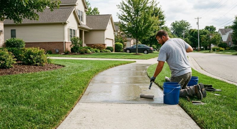 Stamped Concrete Sealing in Seattle, WA