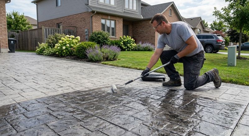 Stamped Concrete Sealing in Kitsap County, WA